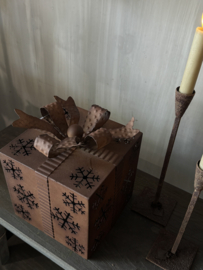 Metalen giftbox met verlichting