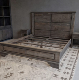Houten bed Brit