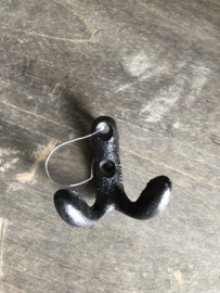 Mini haakje zwart