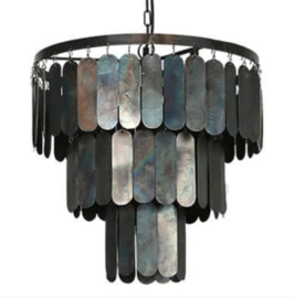 Hanglamp met metalen lamellen S