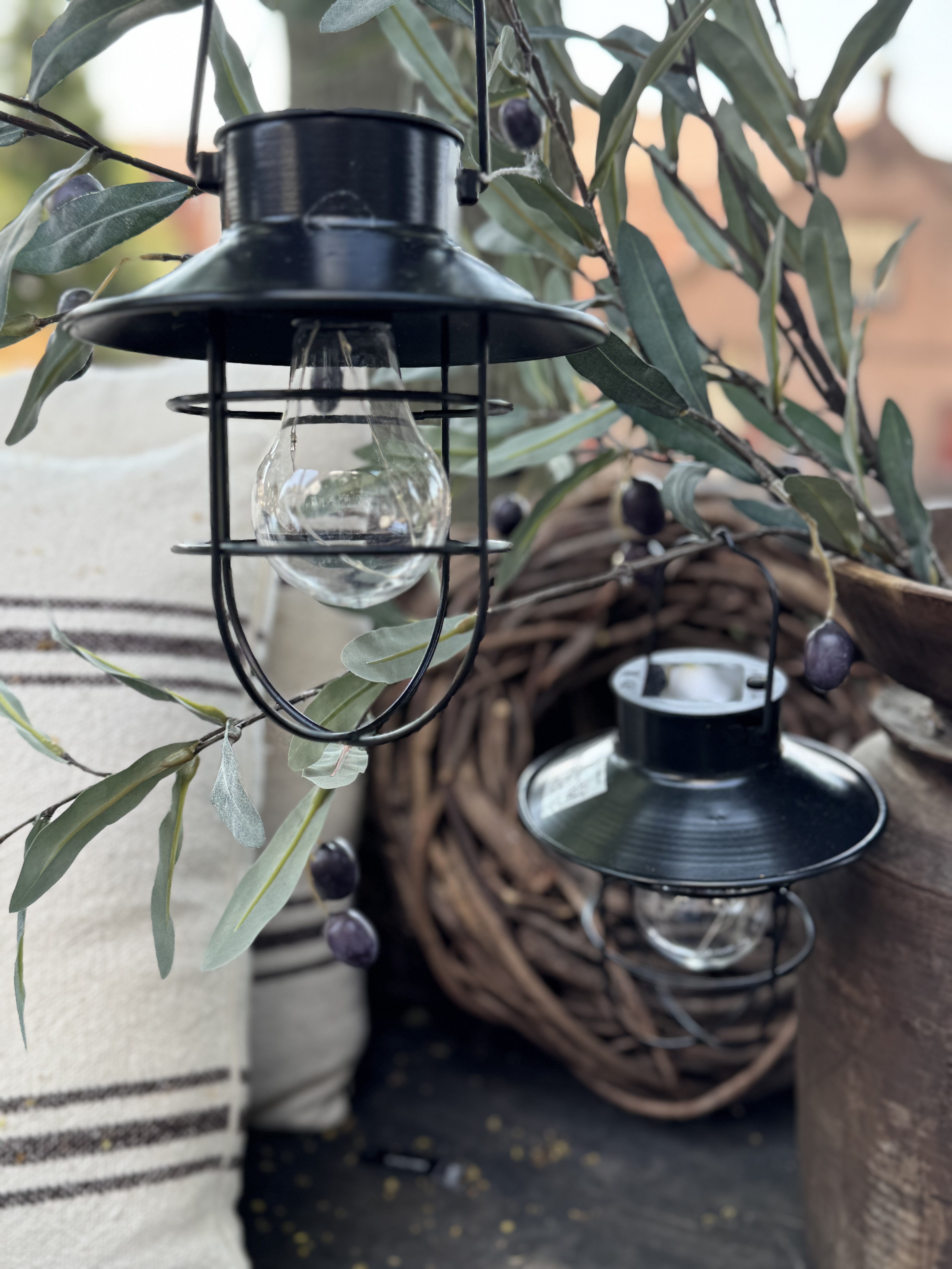 Solar lamp zwart