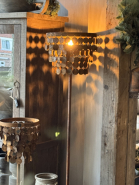 Vloerlamp schijfjes roest