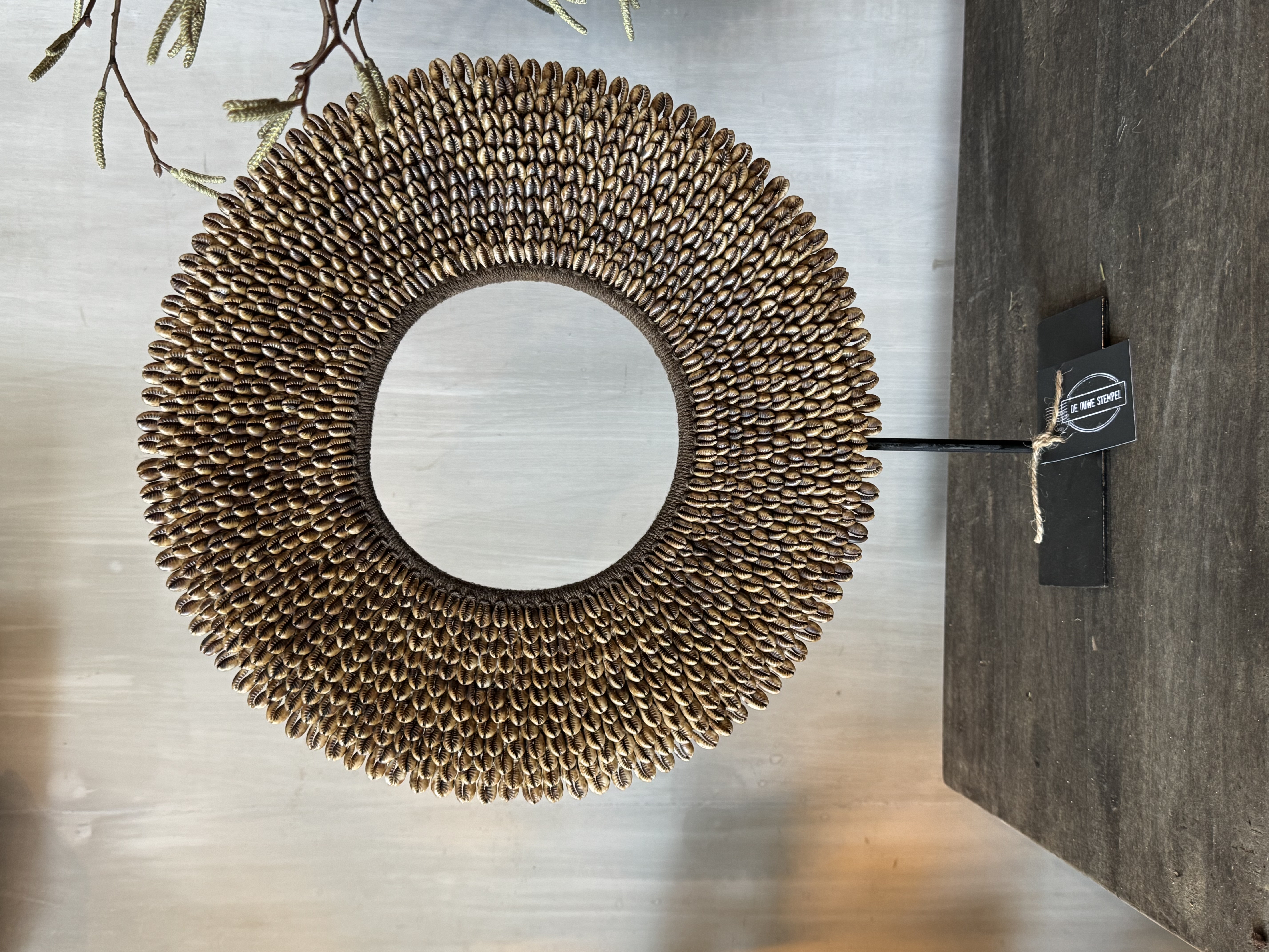 Schelpketting - bruin