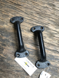 Zwart ijzeren handgreep