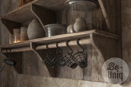 Wandrek robuust hout Medium