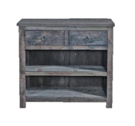 Sidetable Kota met 2 lades en 2 open vakken
