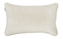 Silt kussen velvet light stone