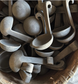 Houten lepel aura peeperkorn