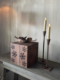Metalen giftbox met verlichting