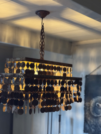 Hanglamp rechthoekig - roest