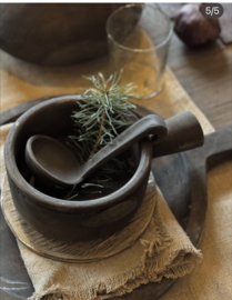 Houten lepel aura peeperkorn