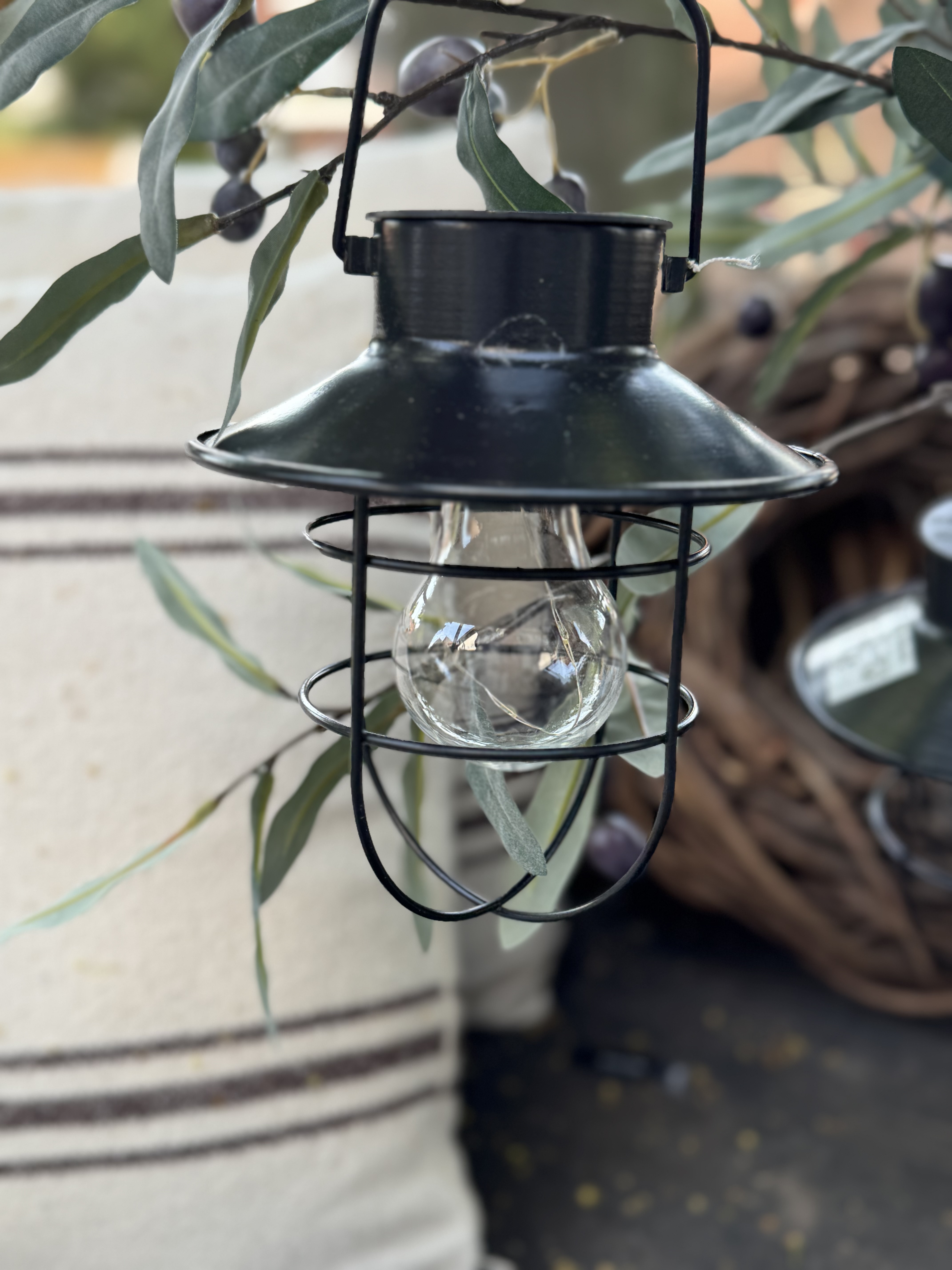 Solar lamp zwart