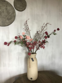 Tak met rood roze balletjes