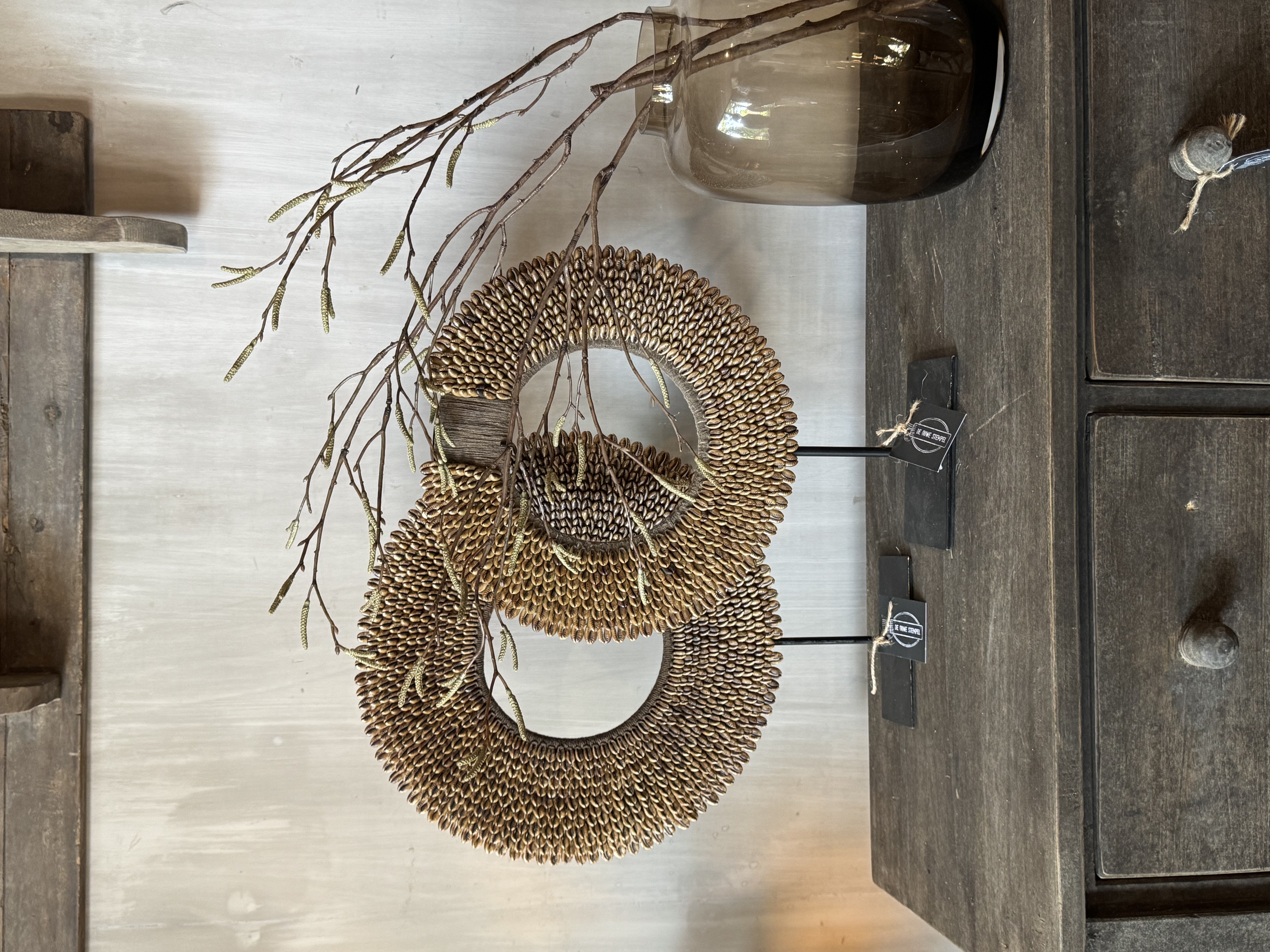 Schelpenketting bruin