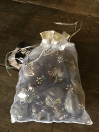 12 kleine kerstballetjes assorti, verpakt