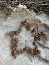 Roestige ster met belletjes M