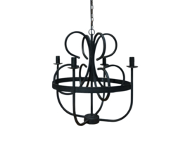 Landelijke ijzeren kroonluchter