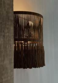 Wandlamp Leren lussen aura Peeperkorn