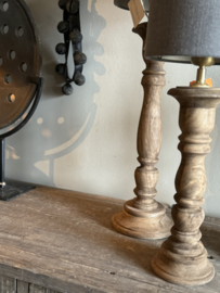 Houtlook lampenvoet M