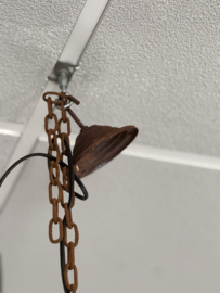 Ovale hanglamp - roest