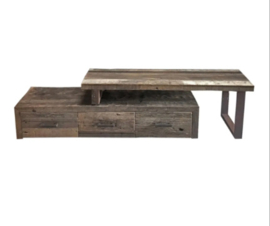 TV console 2 delig met 3 lades