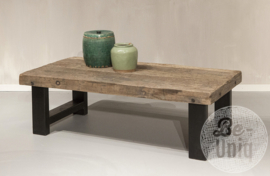 120 CM | Robuuste oud houten salontafel | Urban Collection