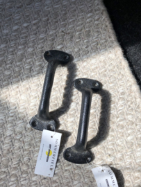 Zwart ijzeren handgreep