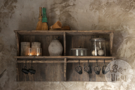Wandrek robuust hout Medium