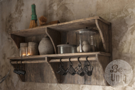 Wandrek robuust hout Medium