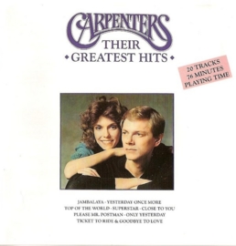 CD: Carpenters ‎– Their Greatest Hits (T)