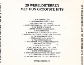 CD: 20 Wereldsterren Met Hun Grootste Hits (T)