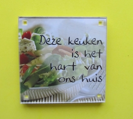 Deze keuken is het hart van ons huis (Magneet 153-V)