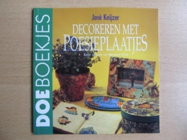 DoeBoekje: "Decoreren met poesieplaatjes" - J. Keijzer (T)