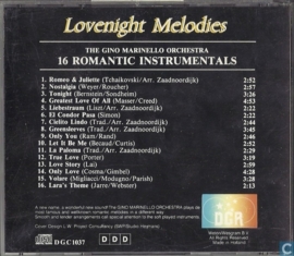 CD: Lovenight Melodies The Gino Marinello Orchestra (T)