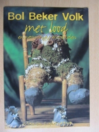 Bol Beker Volk met lood en natuurlijke materialen - M. Linnenbank (T)