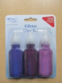 Glitter Glue Set paars