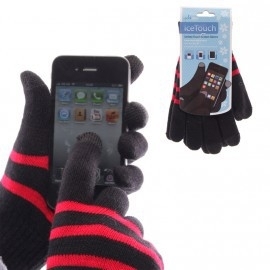 IceTouch handschoenen zwart-rood (GLV06-P) 