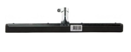 Vloertrekker 45 cm metaal / zwarte mousse