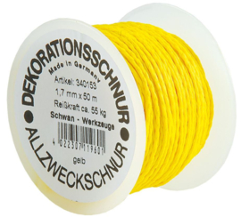 340051 - Metselkoord geel PP 1,7 mm. 50 mtr. gevlochten