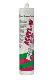 Acryl-W kit den Braven wit binnen/buiten 310 ml seal and fill