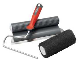 Decoliss kit met pleistermes Decoliss 30 cm x 0,25 mm RVS plus Decoliss pasta roller nylon 18 cm + beugel L'outil parfait