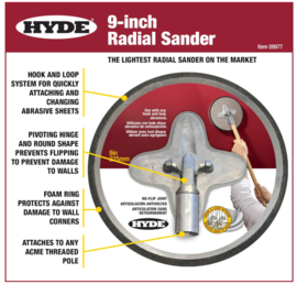 Ronde schuurschijf radius 360 Hyde