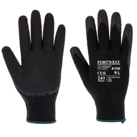 Handschoen Flexo - Grip Latex A150 (zware kwaliteit) zwart multifunctioneel maat XL Portwest