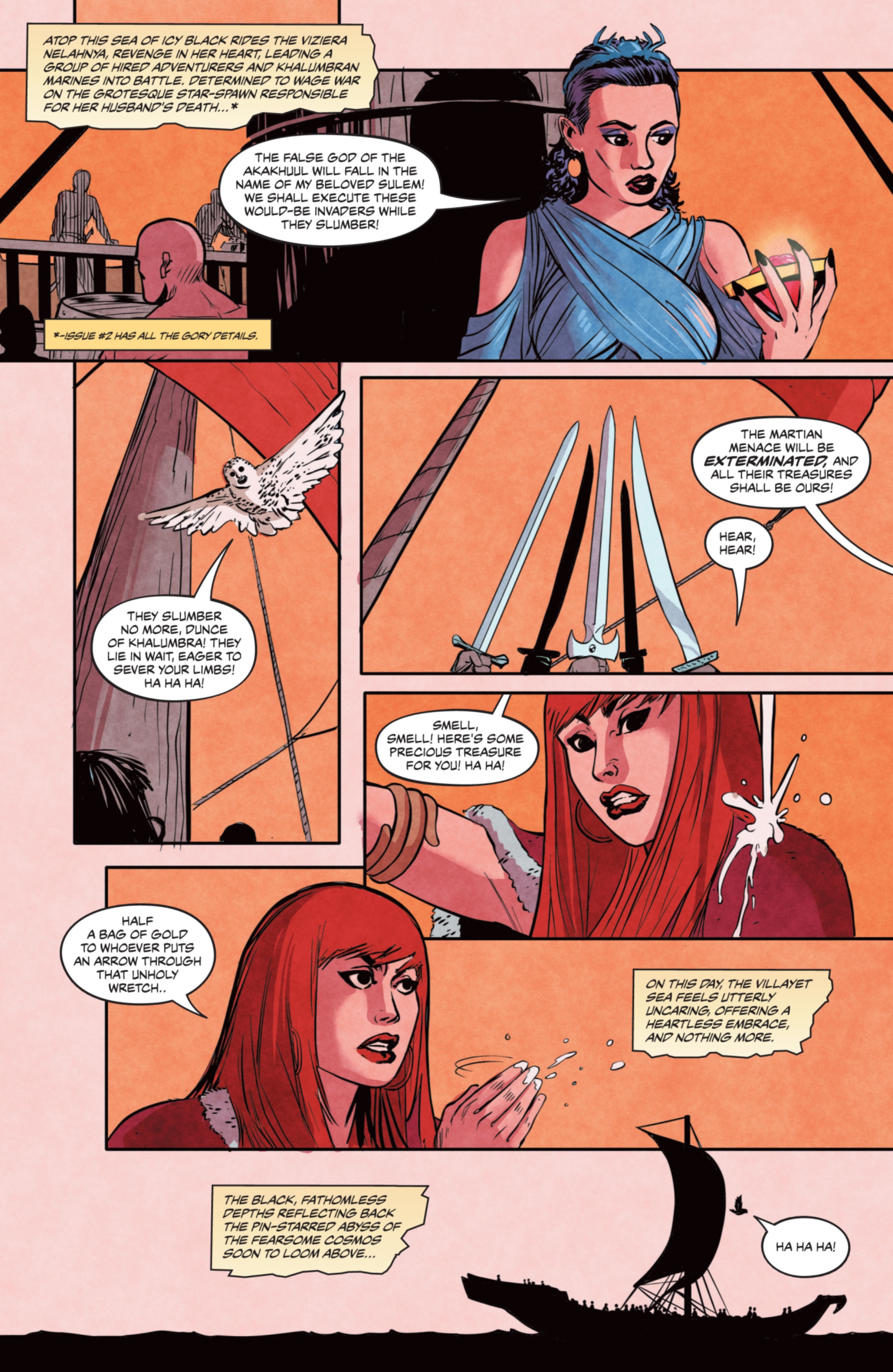 Red Sonja Attacks Mars    3