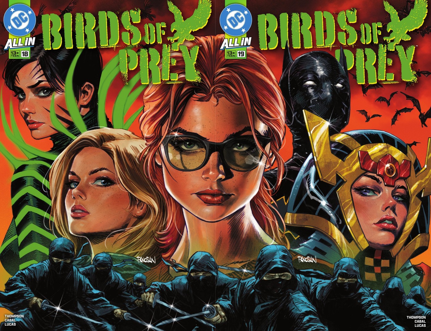 Birds of Prey (2023-)   18 & 19 Connected Cover Set