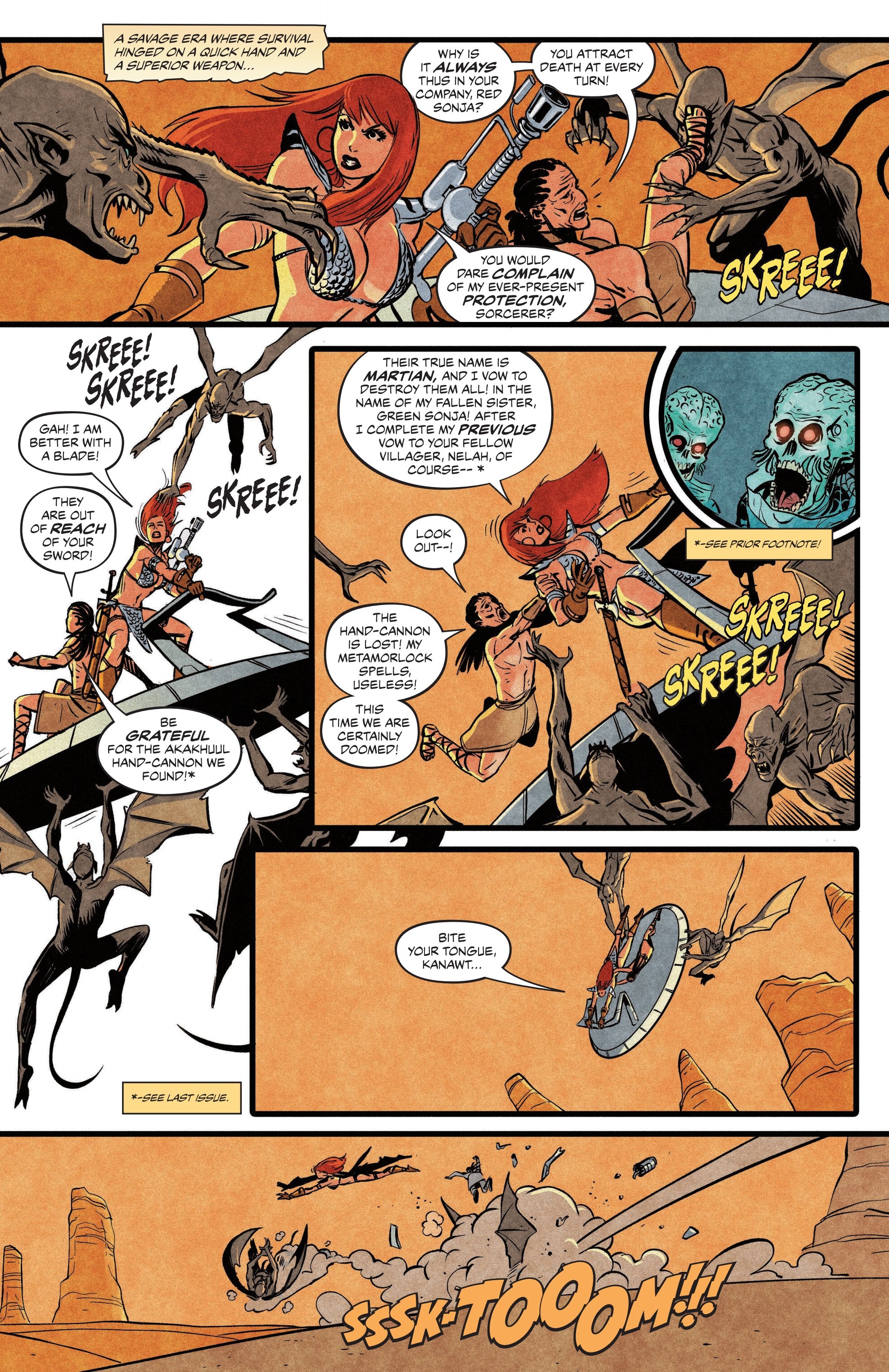 Red Sonja Attacks Mars    2