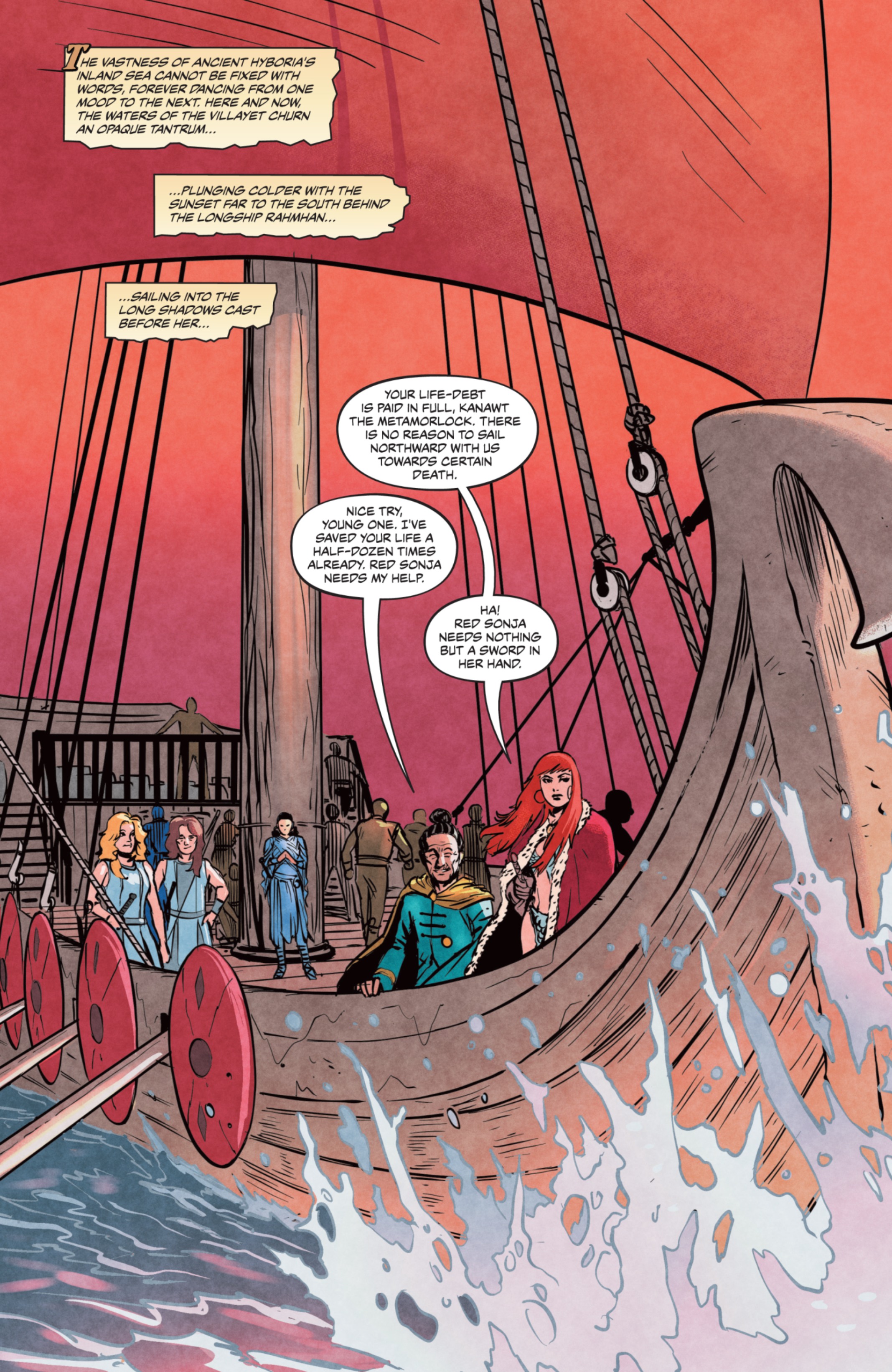 Red Sonja Attacks Mars    3