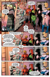 Harley Quinn x Elvira    6