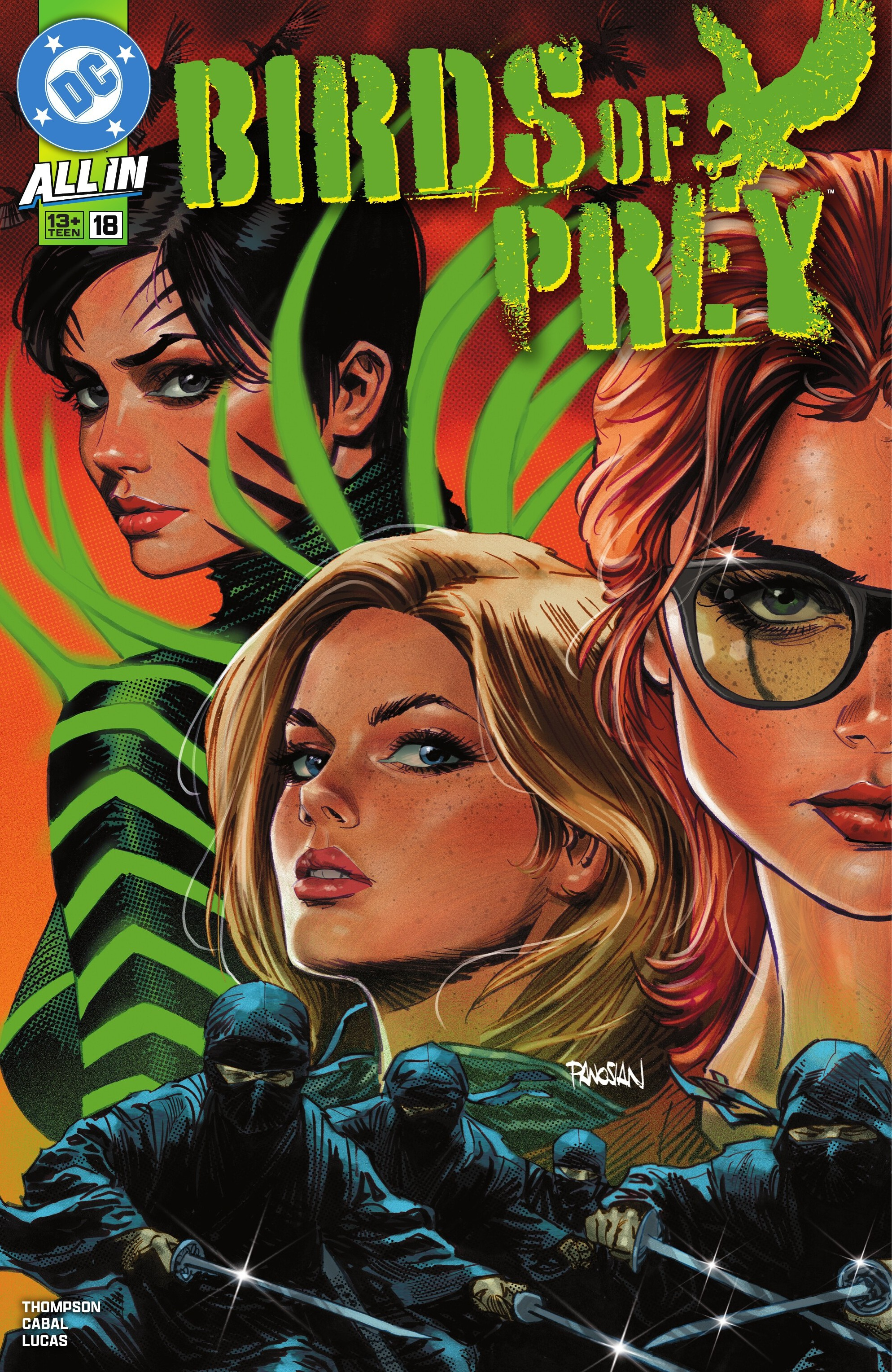 Birds of Prey (2023-)   18 & 19 Connected Cover Set