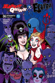 Harley Quinn x Elvira    6